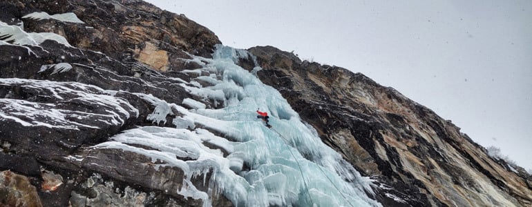 Climbing with Matthias Scherer and Tanja Schmitt