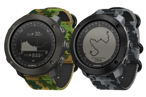 SUUNTO TRAVERSE ALPHA CONCRETE カモフラ 腕時計 Suunto Traverse Alpha collection grows with two camouflage patterned v