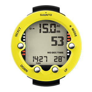 Suunto Zoop Novo Lemon Yellow - Easy-to-use big display dive computer