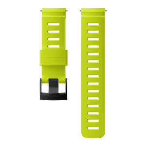 Suunto 24mm Dive 1 Silicone Strap Lime Black Size M
