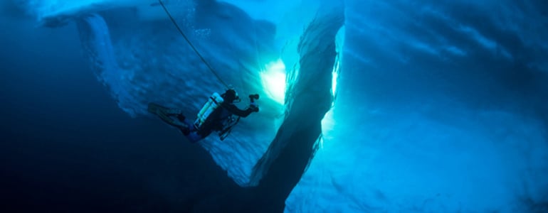 Sea ice at last for the Under the Pole team