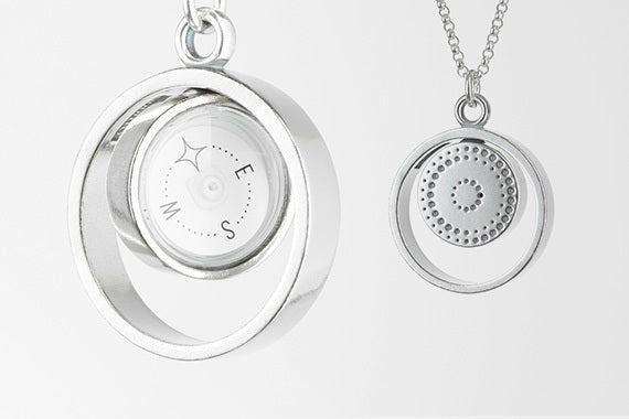 Suunto launches Suunto Guiding Star, a silver compass pendant