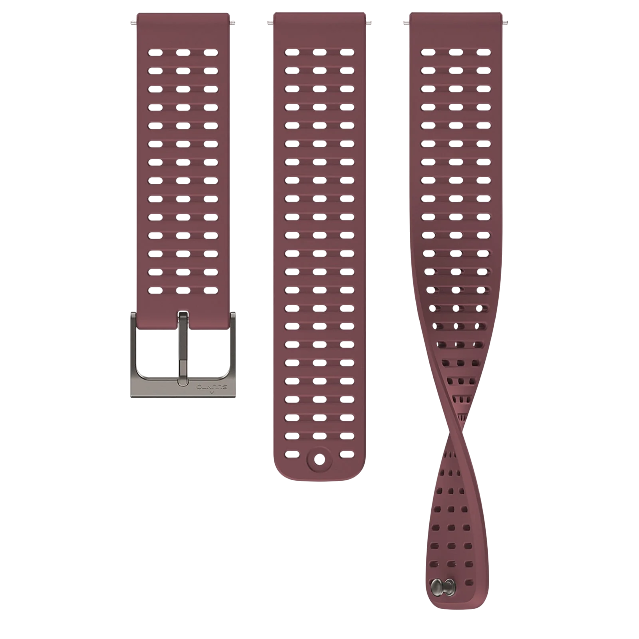 Suunto 22mm Athletic 2 Silicone Strap Dark Ruby S+M