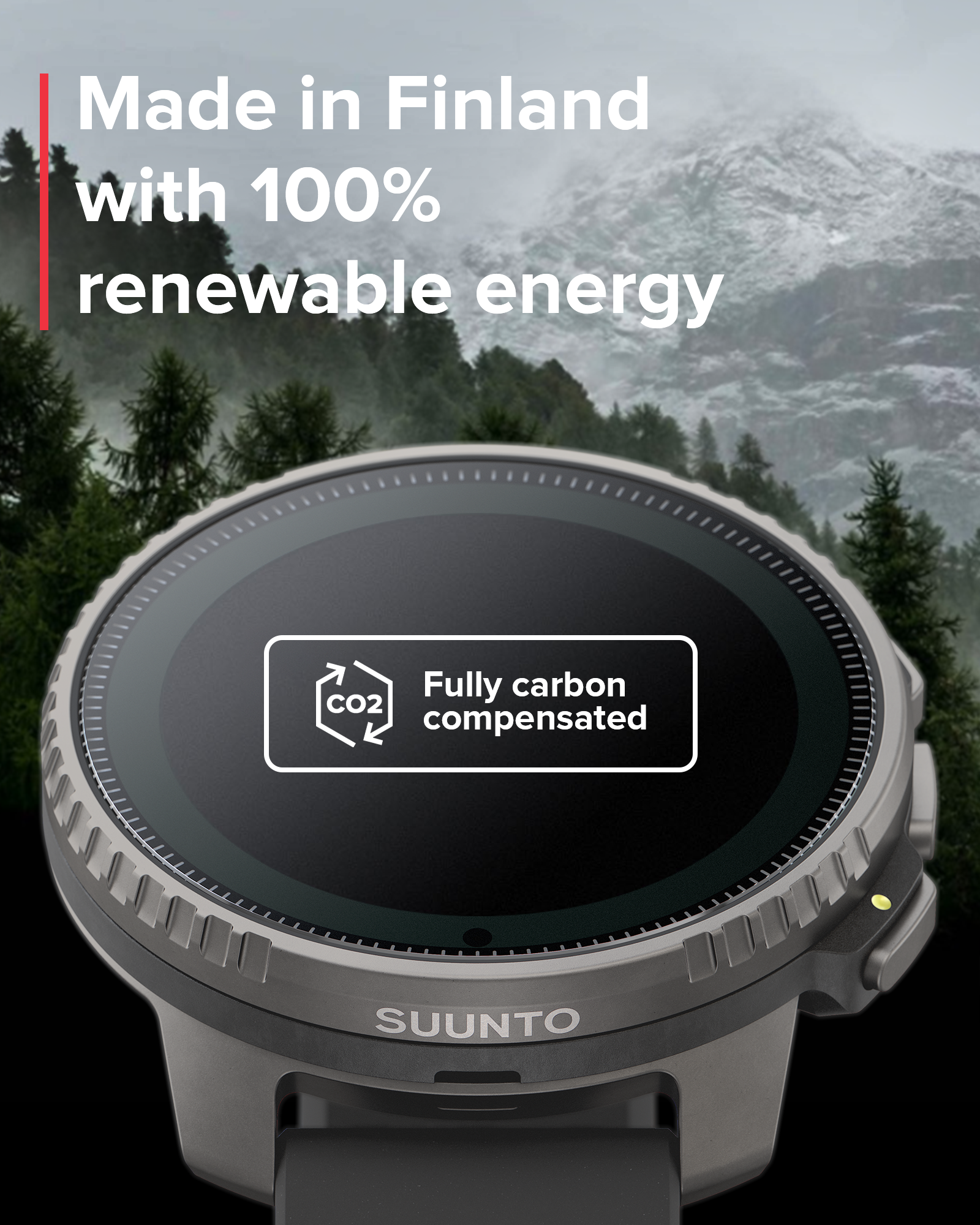 SUUNTO VERTICAL Titanium Solar Black GPS Adventure Sports Watch