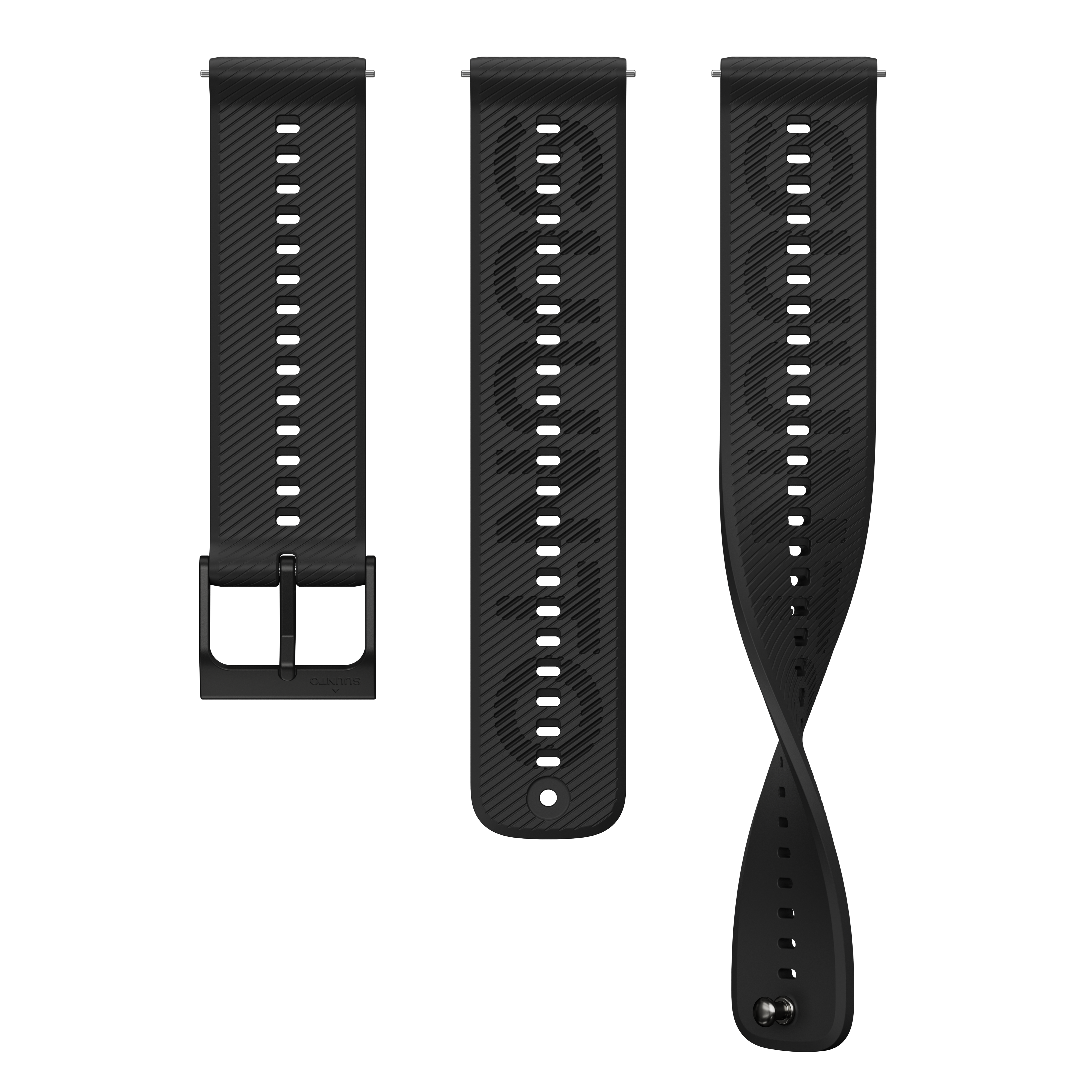 Suunto 22mm Athletic 6 Silicone Strap All Black S+M