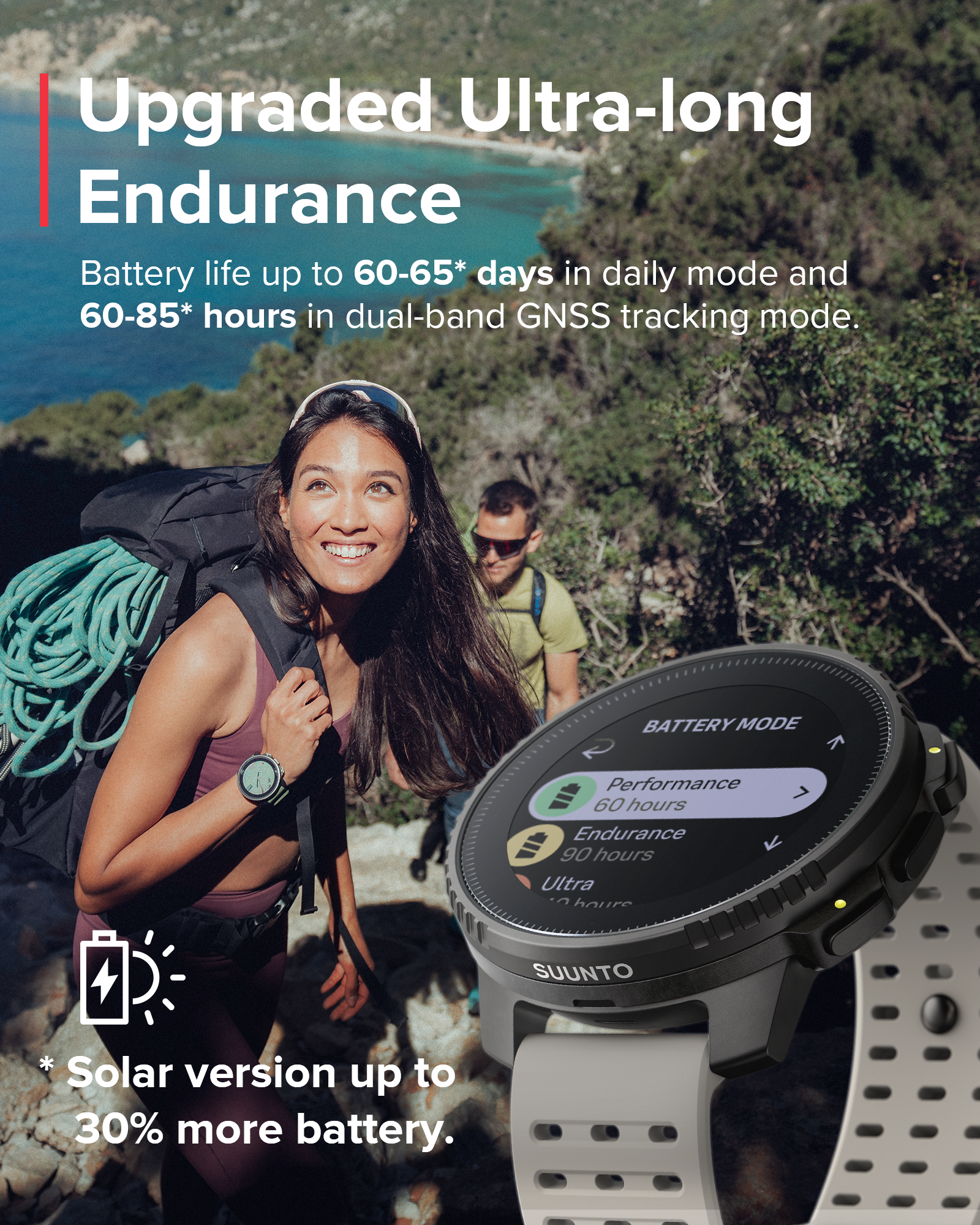 SUUNTO VERTICAL Black Sand GPS Adventure Sports Watch