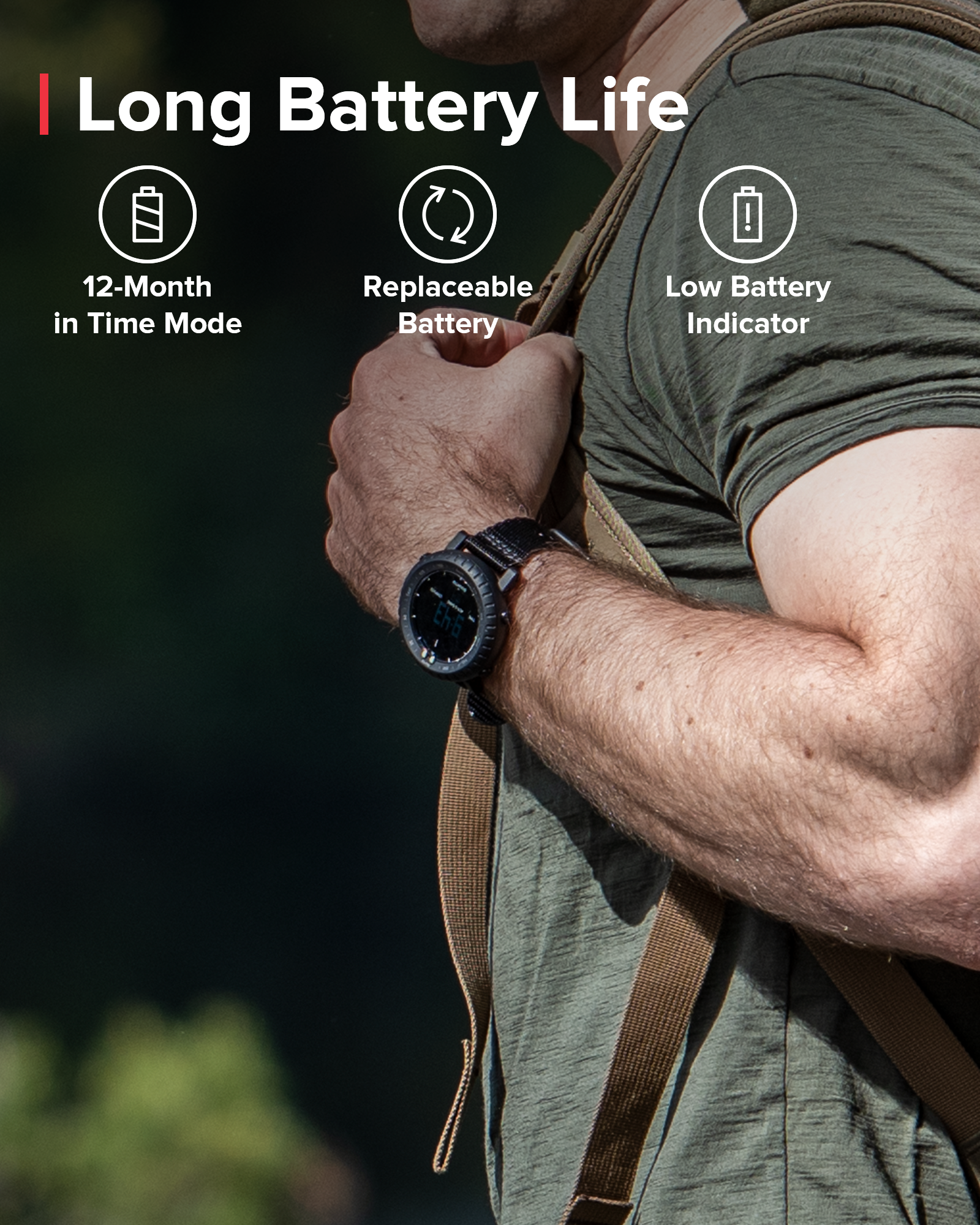 SUUNTO CORE Black Red Outdoor Sports Watch