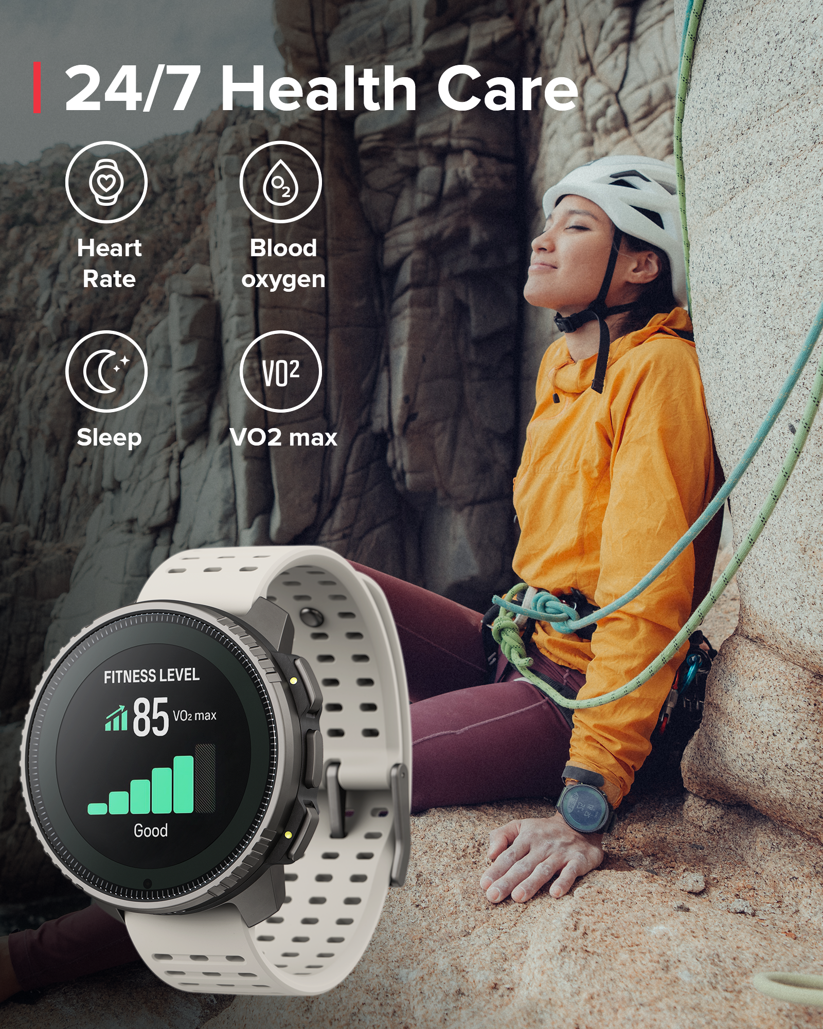 SUUNTO VERTICAL Black Sand GPS Adventure Sports Watch