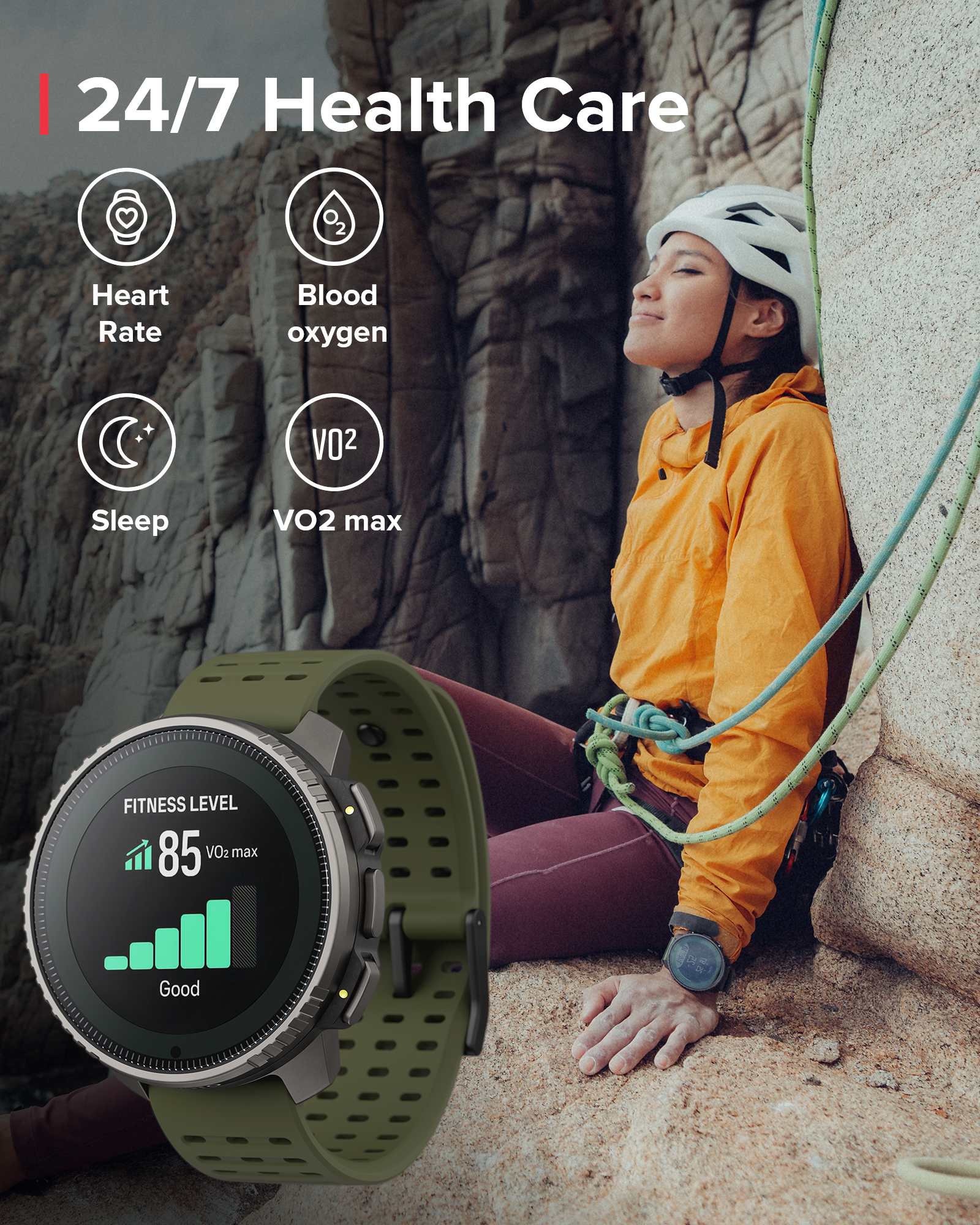 SUUNTO VERTICAL Titanium Solar Forest GPS Adventure Sports Watch