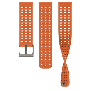 Suunto 22mm Athletic 2 Silicone Strap Canyon Orange S+M Watch Band