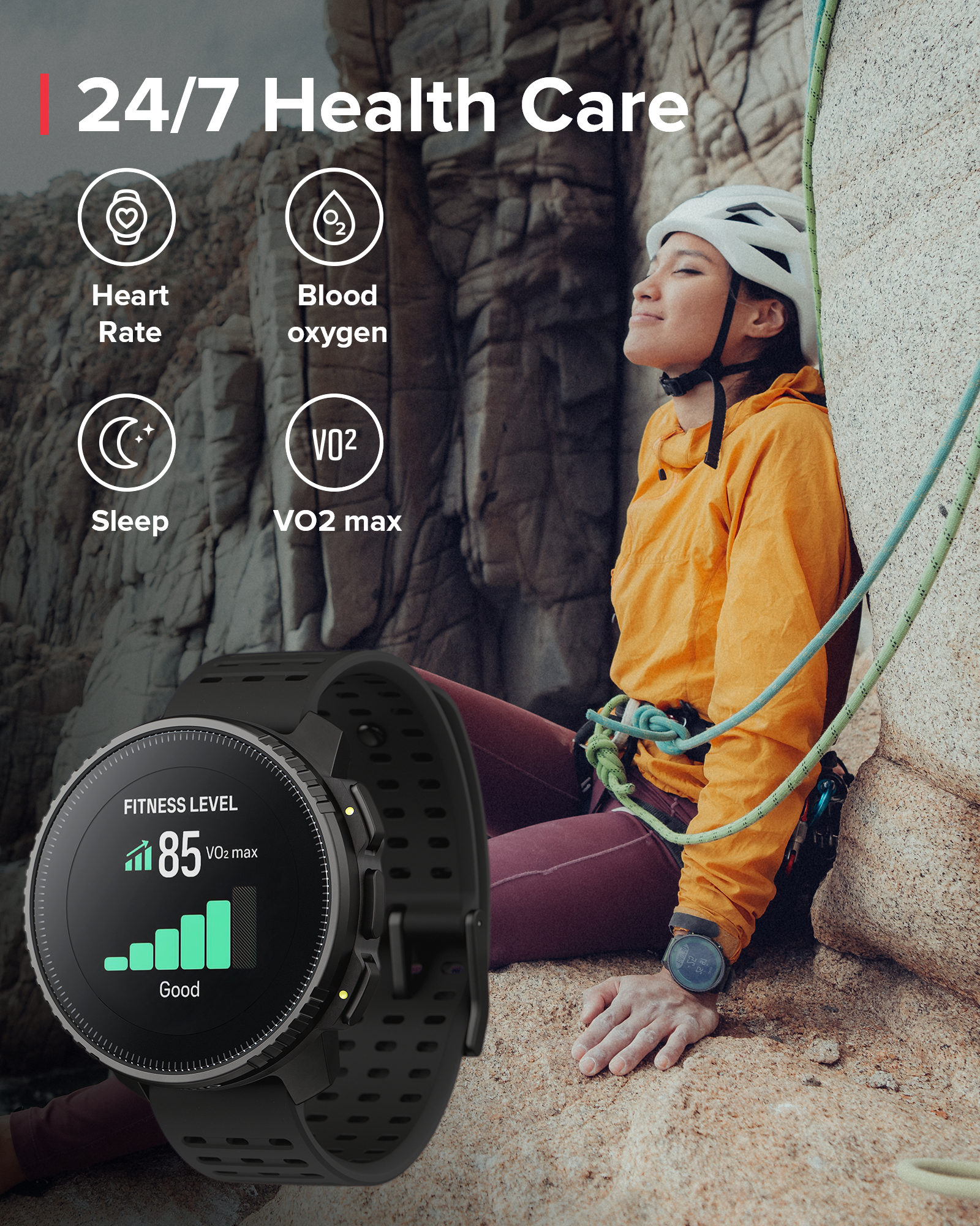 SUUNTO VERTICAL All Black GPS Adventure Sports Watch
