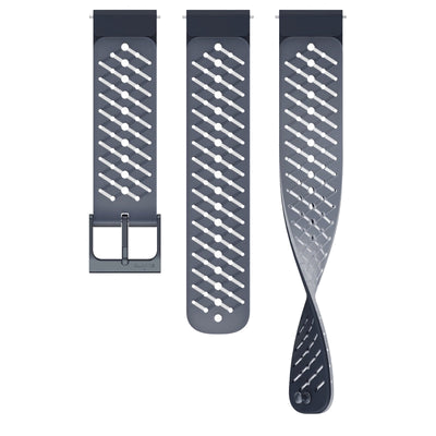 Suunto 22mm Athletic 3 Silicone Strap Ocean Blue S+M Watch Band