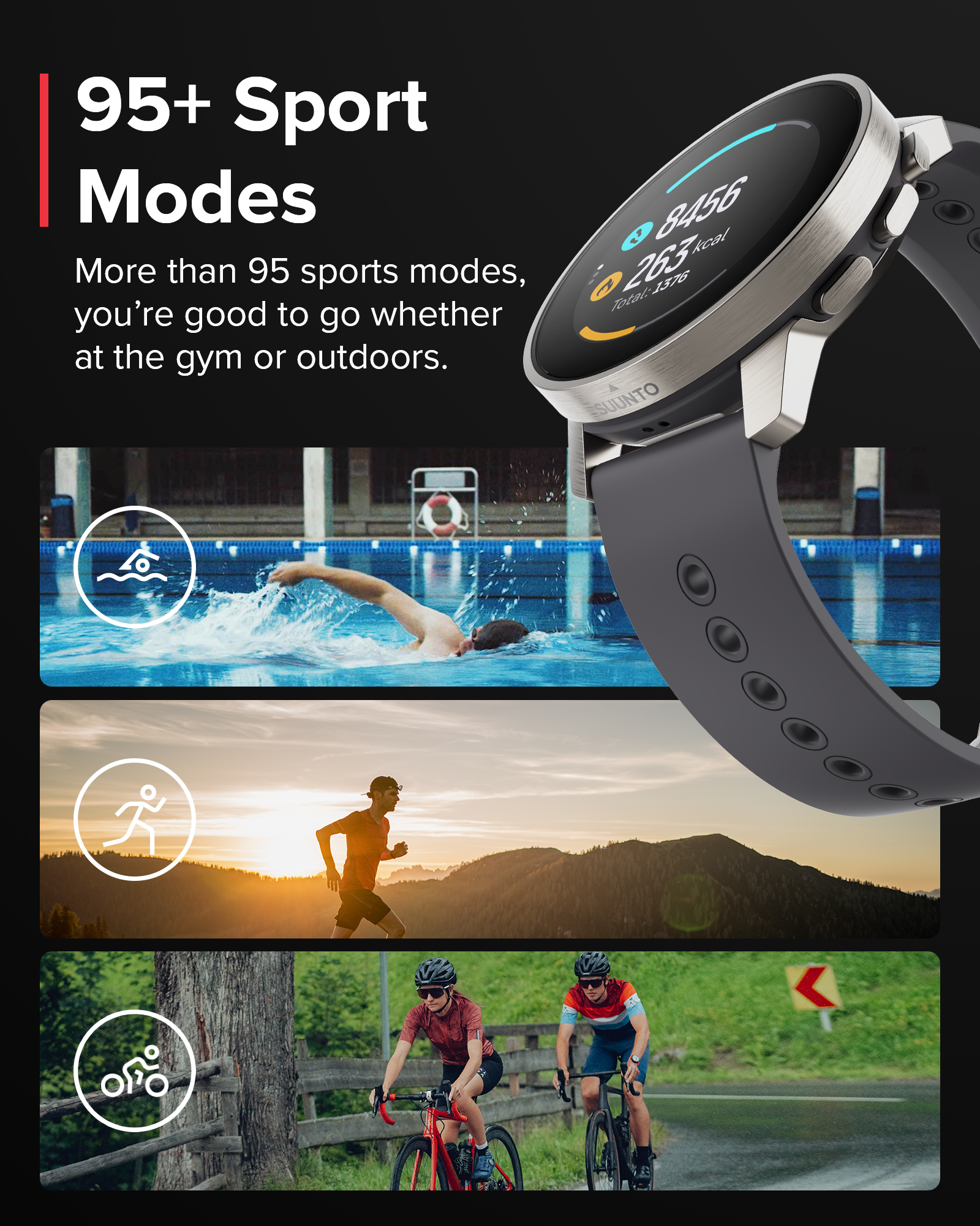 SUUNTO 9 PEAK PRO Titanium Slate GPS Sports Watch