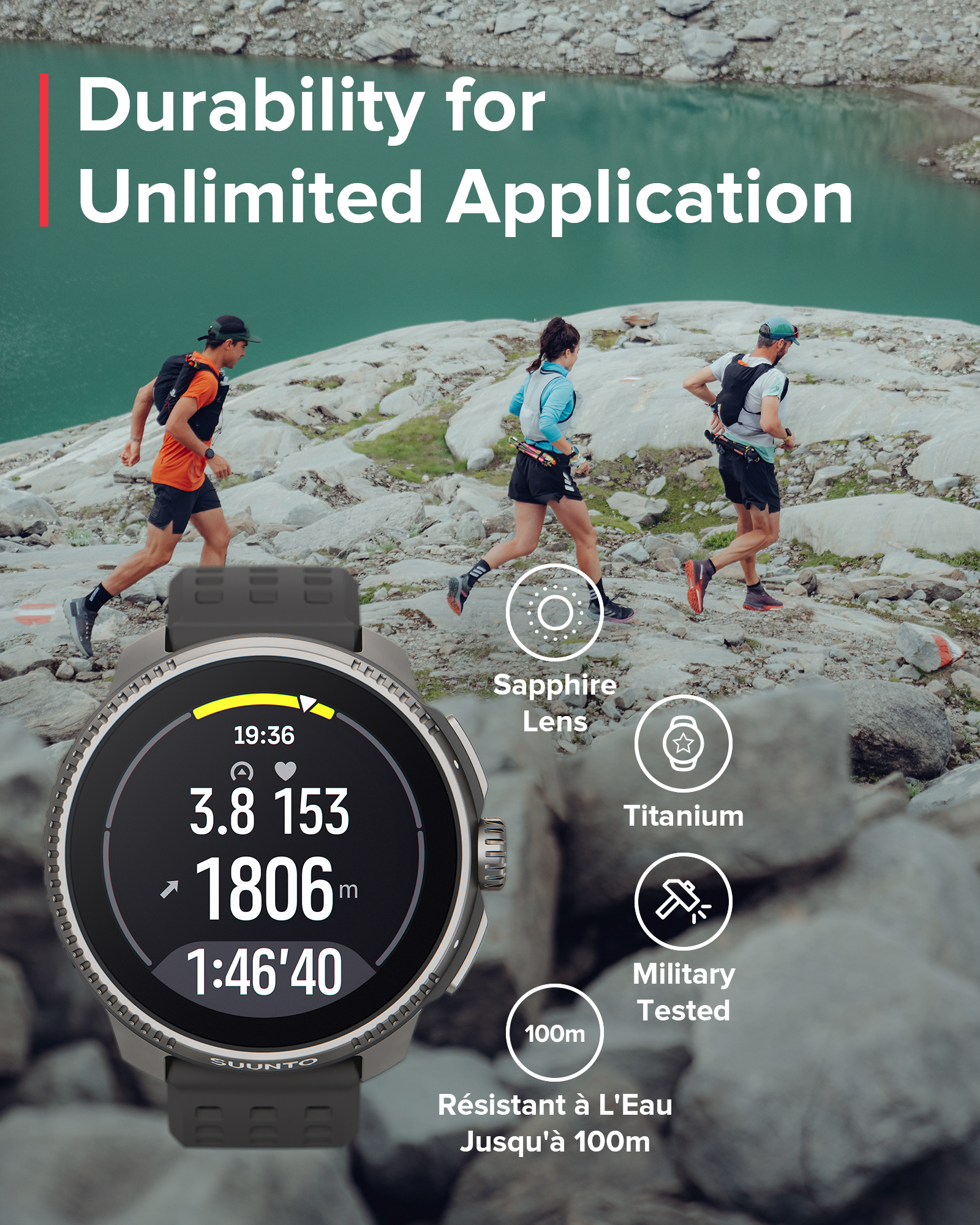 SUUNTO RACE Titanium Charcoal GPS Sports Watch