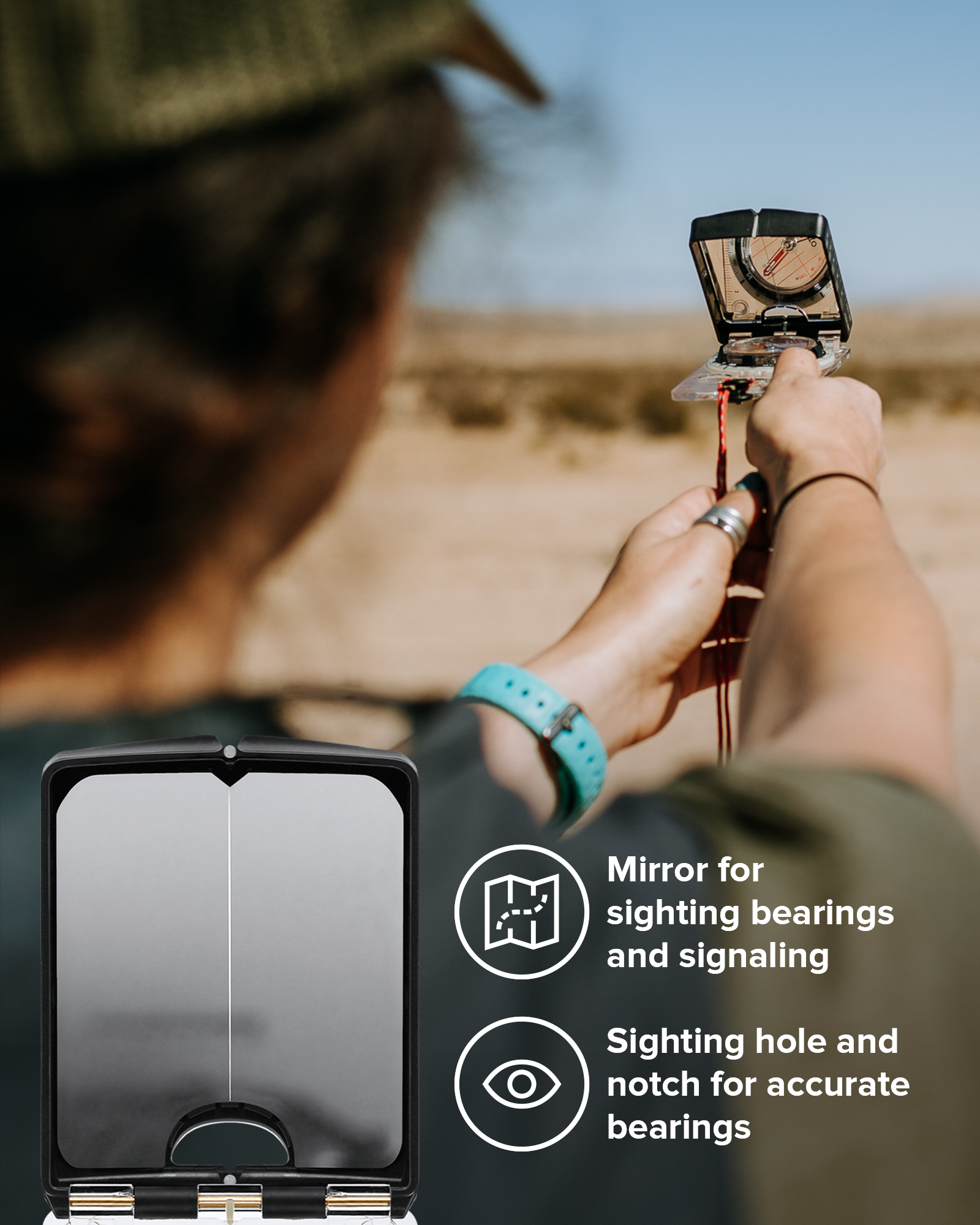 SUUNTO MC-2/360/IN/D/NH Compass Orienteering Compass