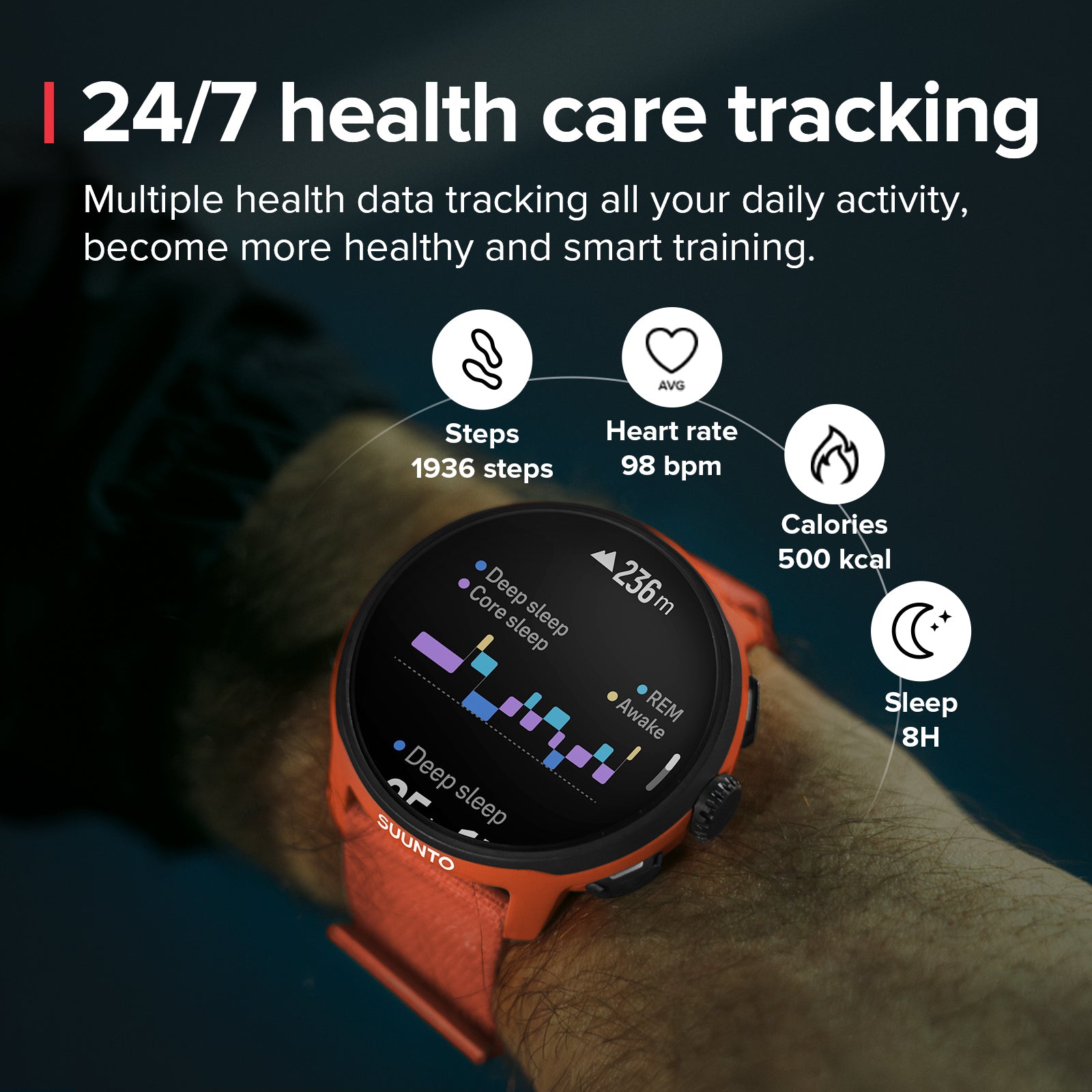 Suunto Run Coral Orange