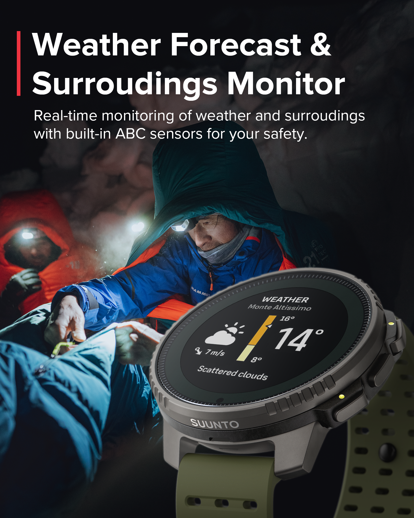 SUUNTO VERTICAL Titanium Solar Forest GPS Adventure Sports Watch