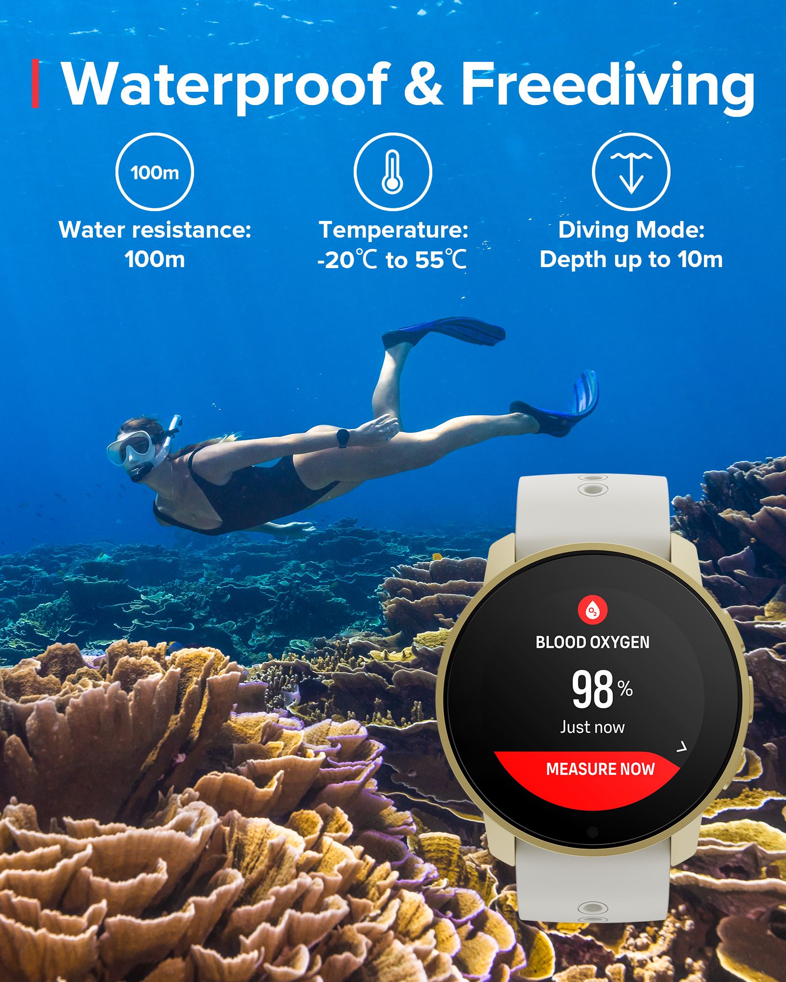 SUUNTO 9 PEAK PRO Pearl Gold GPS Sports Watch