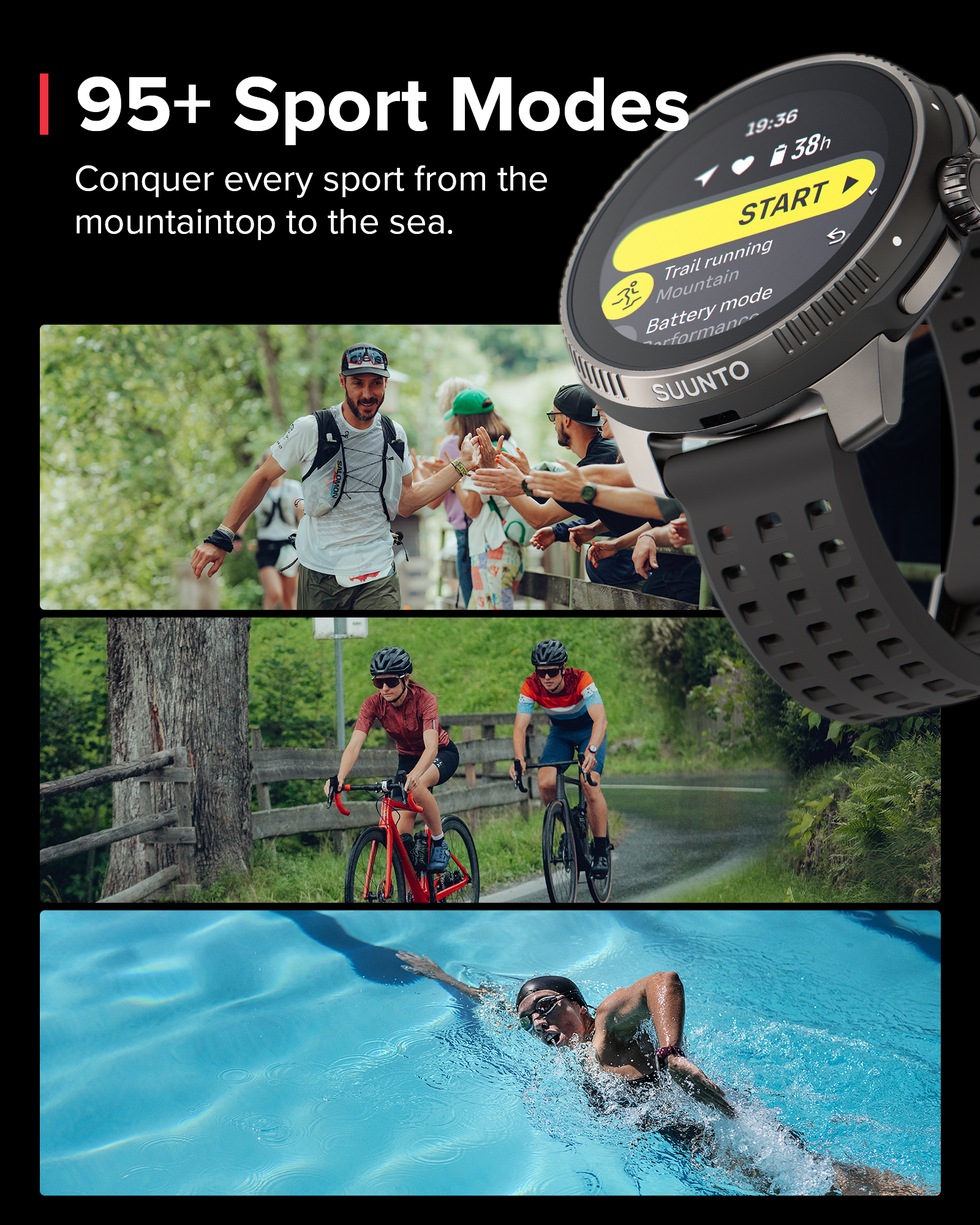 SUUNTO RACE Titanium Charcoal GPS Sports Watch