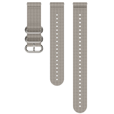 Suunto 22mm Explore 1 Textile Strap Sand Gray M+L Watch Band