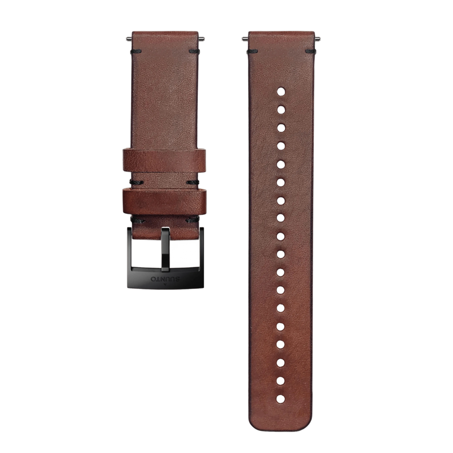 Suunto 24mm Urban 2 Leather Strap Brown Black Size M