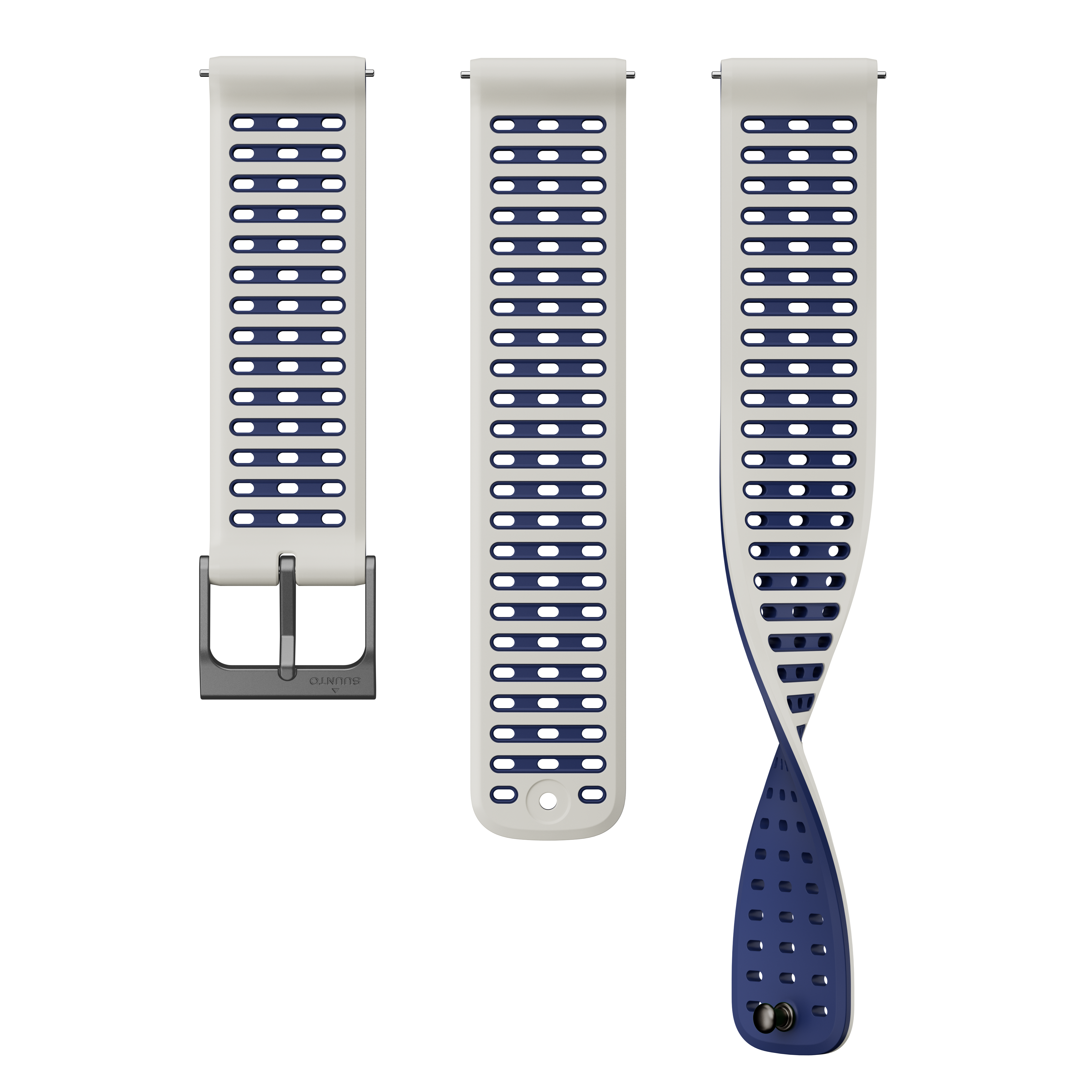 Suunto 22mm Athletic 9 Silicone Strap Arctic Gray S+M