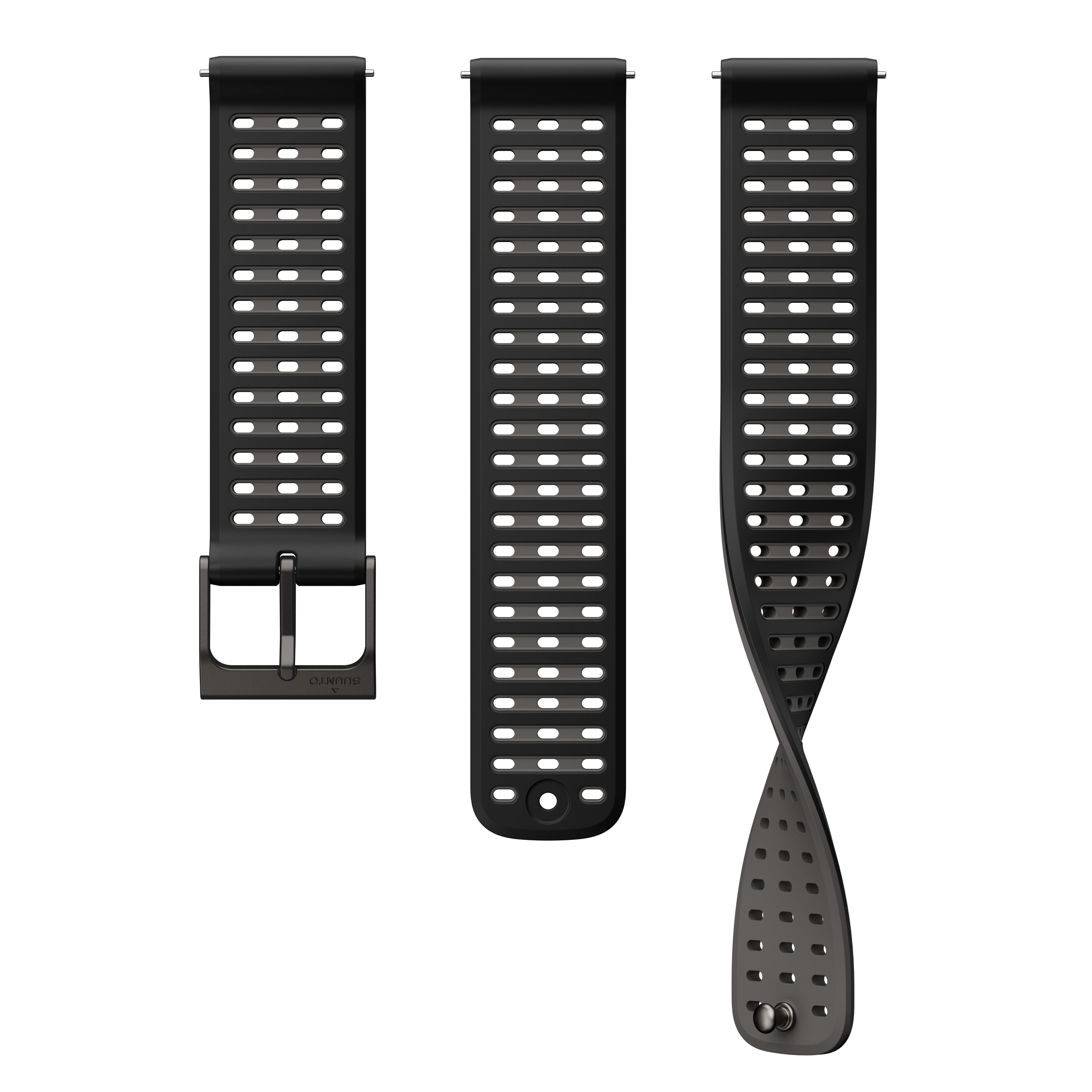 Suunto 22mm Athletic 9 Silicone Strap Black S+M