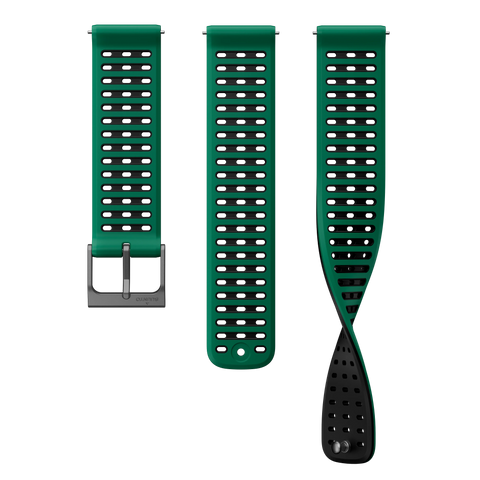 Suunto 22mm Athletic 9 Silicone Strap Pine Green S+M - SUUNTO US
