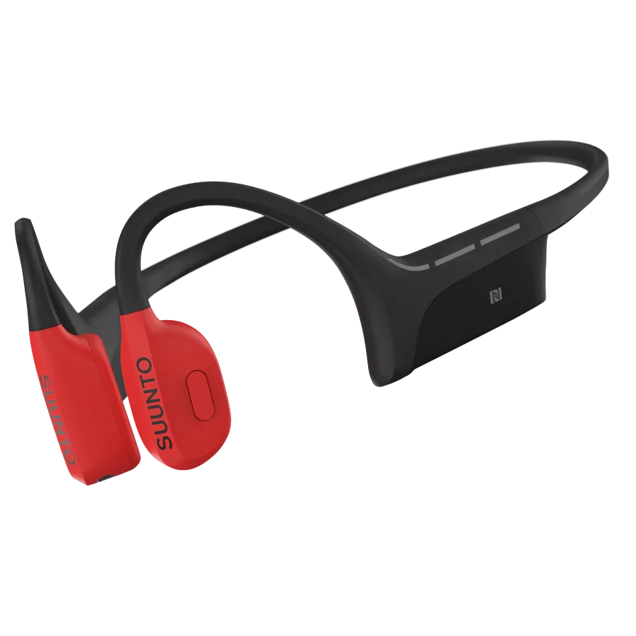 Suunto Wing Lava Red　骨伝導イヤホン Suunto Wing Lava Red Bone Conduction Headphones