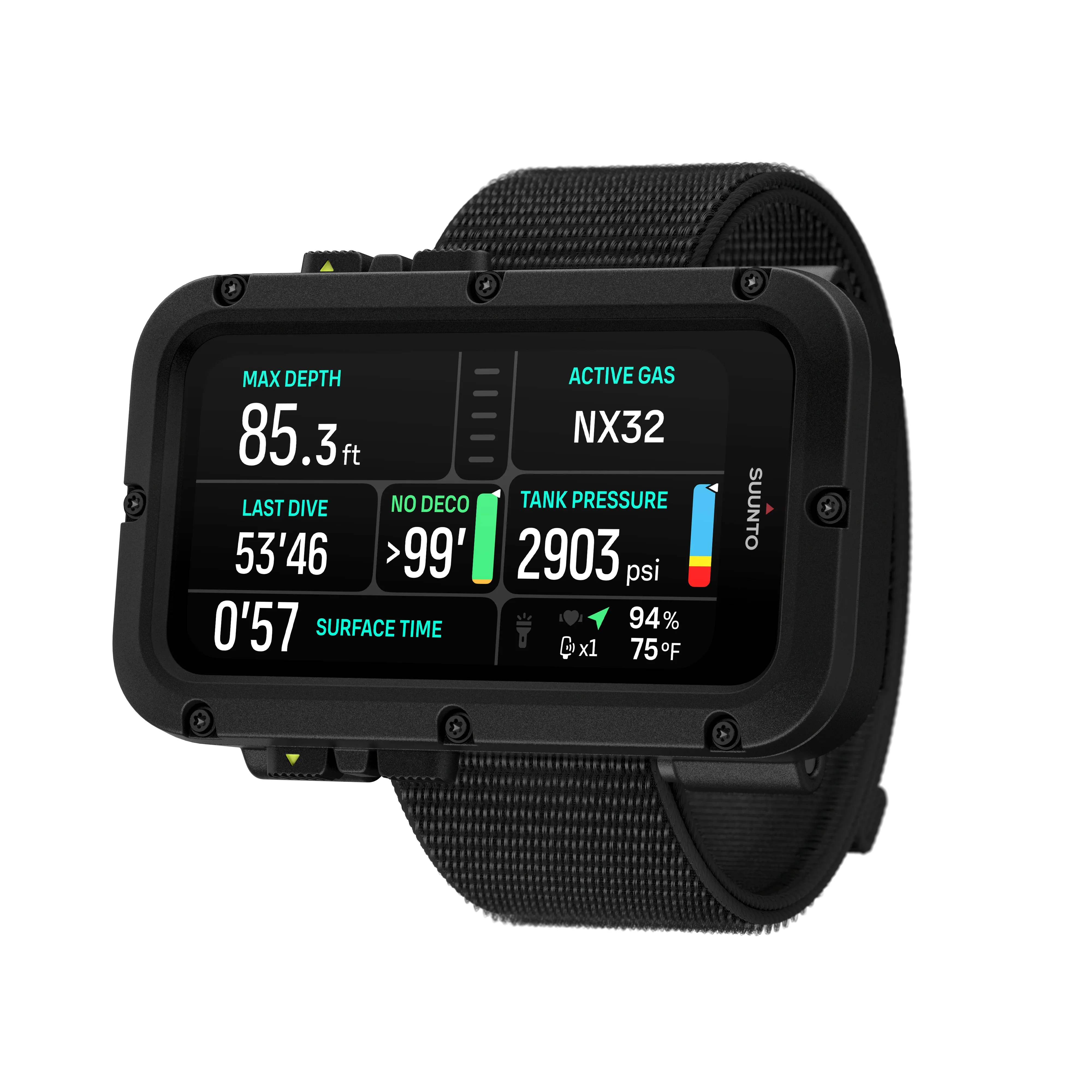 Suunto Nautic Elastic Textile Strap - SUUNTO US