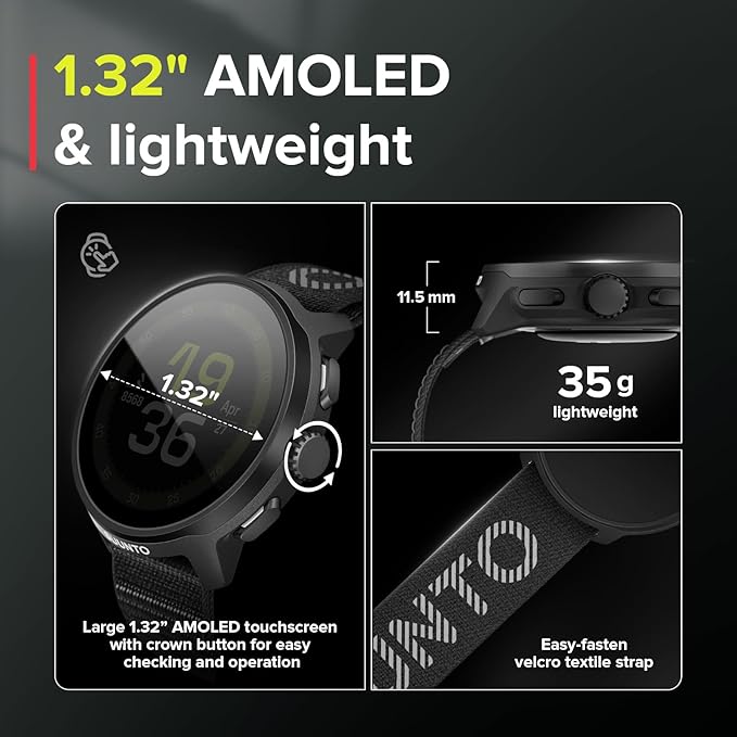 Suunto Run all black with AMOLED display