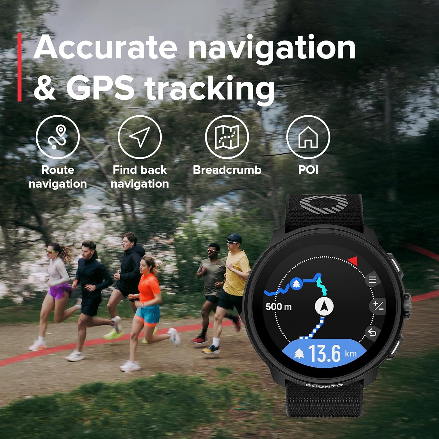 Suunto Run with accurate GPS tracking and navigation