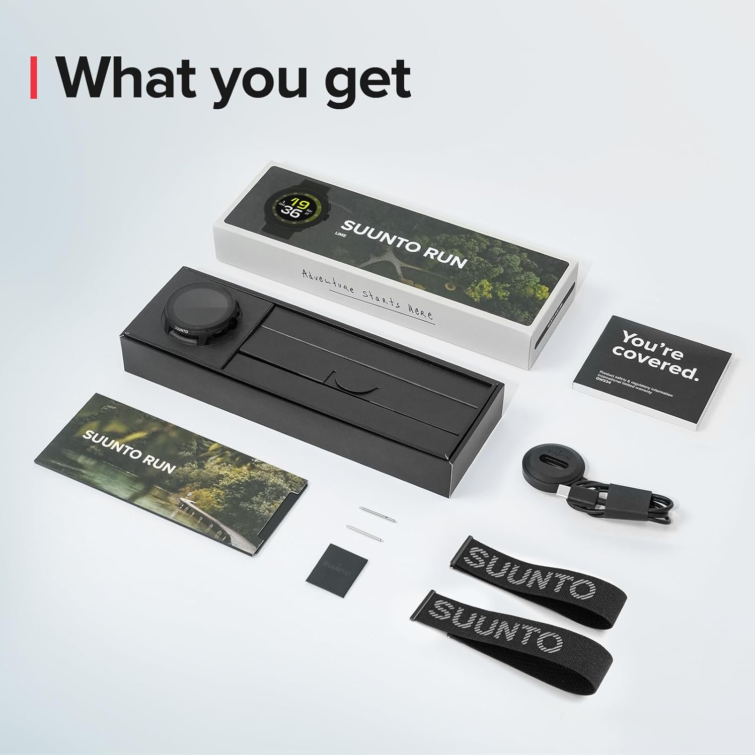 What’s included in the Suunto Run box