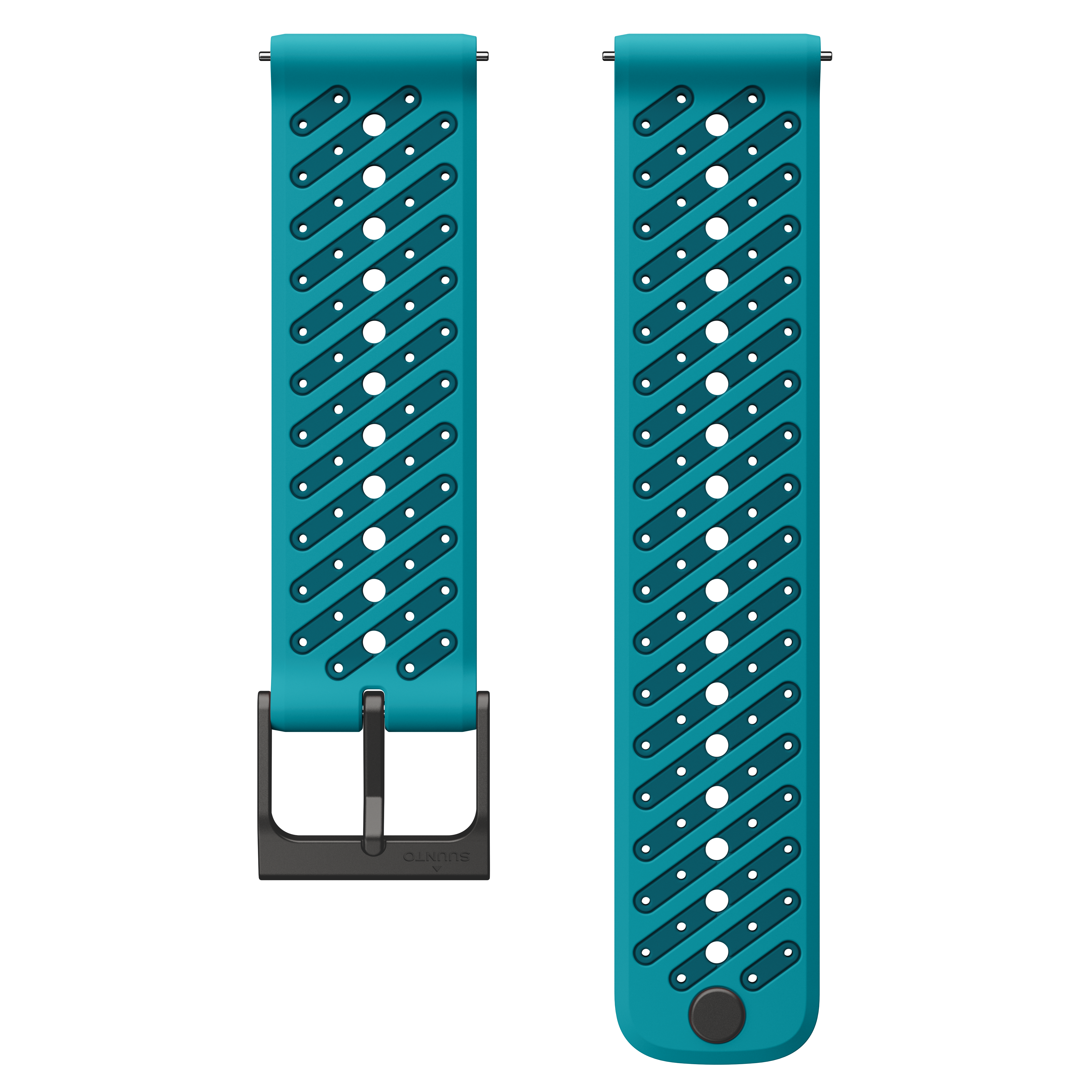 Suunto 22mm Athletic 8 Silicone Strap Wave Blue S+M