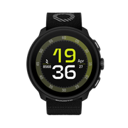 Suunto Run watch front view - all black