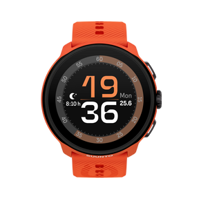 Suunto Run Coral Orange with Silicone Strap