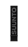 Suunto 22mm Athletic 7 Loop Textile Strap Black S/M+M/L