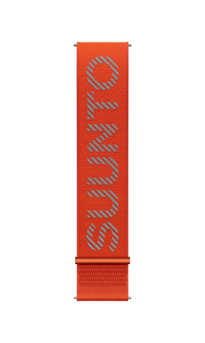 Suunto 22mm Athletic 7 Loop Textile Strap Coral Orange S/M+M/L