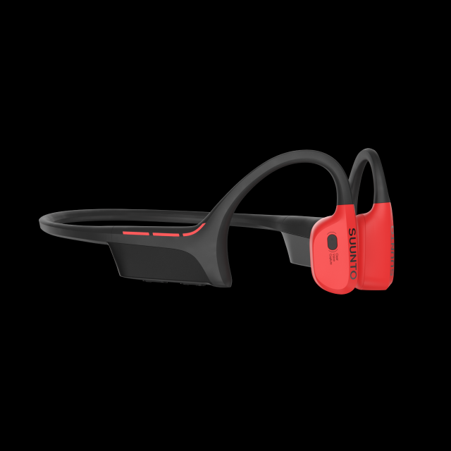 Suunto Wing headphones with red light design - best for safer adventure