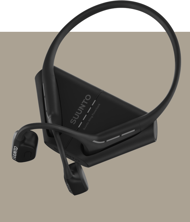 Suunto Wing: fast rechargeable bone conduction headphones