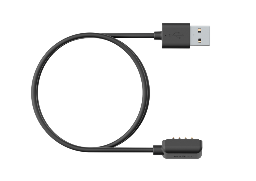 Suunto Black Magnetic USB Cable