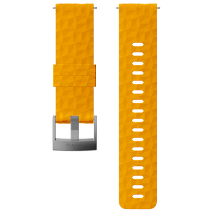 Suunto 24mm Explore 1 Silicone Strap Amber Gray Size M Watch Band