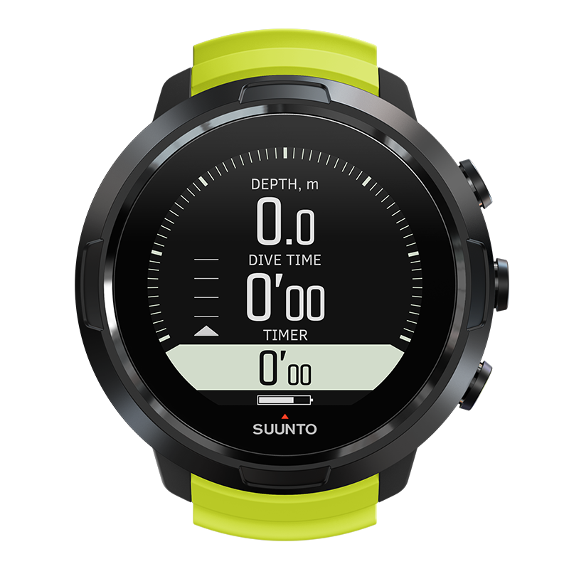 SUUNTO D5 Black Lime Dive Computer Watch