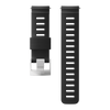 Suunto 24mm Dive 1 Silicone Strap Black Steel Size M Watch Band