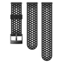 Suunto 24mm Athletic 1 Silicone Strap Black Black Size S+M Watch Band