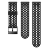 Suunto 24mm Athletic 1 Silicone Strap Black Black Size S+M Watch Band