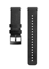 Suunto 24mm Urban 2 Leather Strap Black Black Size M Watch Band