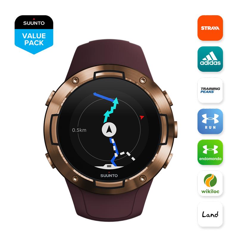 Suunto 5 burgundy copper