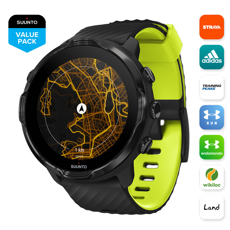 Suunto 7 Black Lime