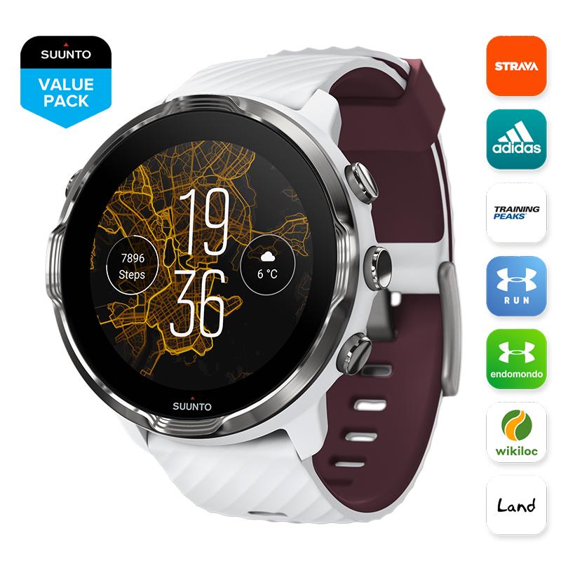 Suunto 7 White Burgundy